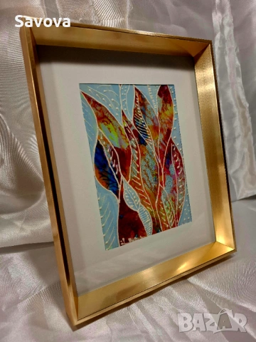 Авторска картина "Синьо"