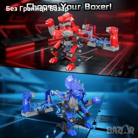 Нови STEM Хидравлични Роботи Боксьори Комплект за Деца 8-14 г. играчка, снимка 8 - Образователни игри - 51239964