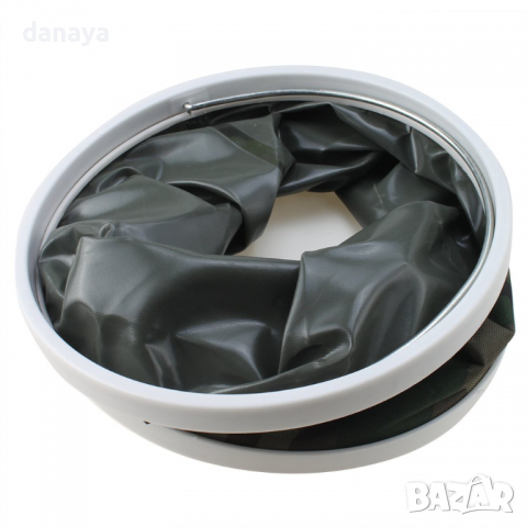 2795 Сгъваема къмпинг кофа за вода камуфлажна с калъф 11 Литра, снимка 4 - Хладилни чанти - 36230028