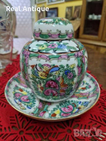 Уникална антикварна китайска ваза делва купа , снимка 3 - Антикварни и старинни предмети - 41489522