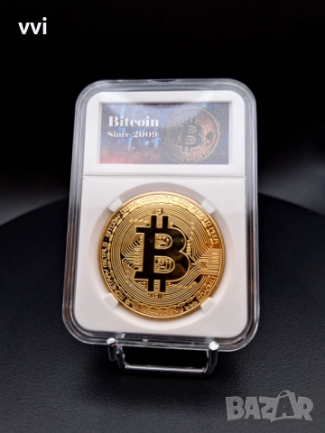 Сувенирна монета Bitcoin