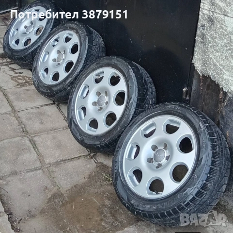 джанти и гуми Audi A4 и др5x112 16ки, снимка 6 - Гуми и джанти - 53385576