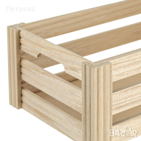 Дървена щайга-30x20x12 см./декоративна дървена щайга, снимка 3 - Декорация за дома - 44585660