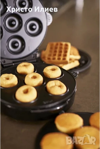 Гофретник 3в1 Russell Hobbs Fiesta палачинки понички гофрети, снимка 4 - Гофретници - 53850560