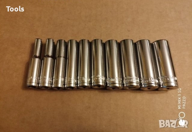 Halfords Advanced 1/4 10броя Шестостенни удължени качествени вложки камъни