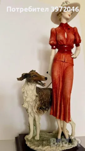 Статуетка от Джузепе Армани /1997/ Флоренция , снимка 3 - Антикварни и старинни предмети - 49571222