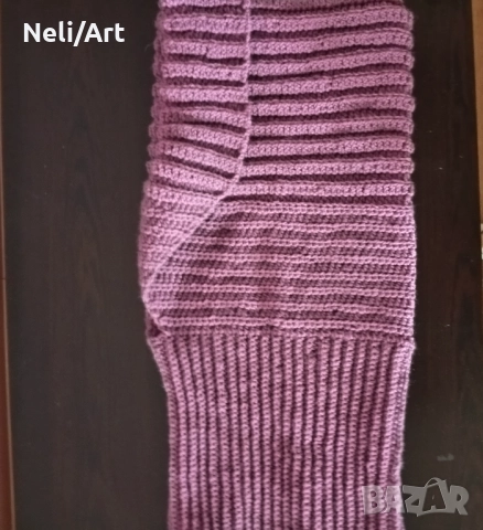 Ръчно изработен шал с качулка , снимка 10 - Шалове - 51535942