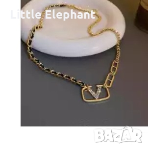 Колие,бранд,масивен модел,Gold/ново