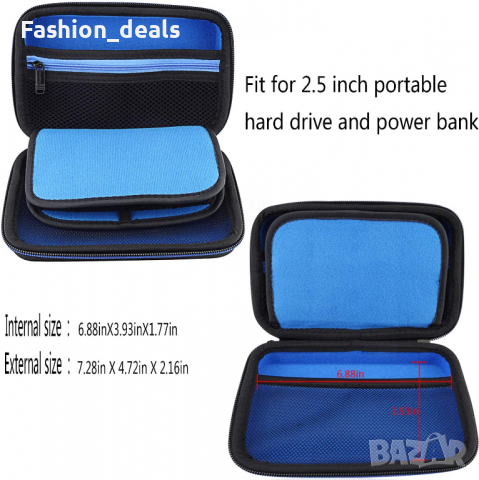 Нов Преносим твърд калъф за SD карта, твърд диск, Power Bank, USB устройство, снимка 5 - Друга електроника - 36375864