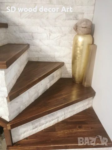 Стъпала за стълби от масивна дървесина, снимка 2 - Други - 53871229