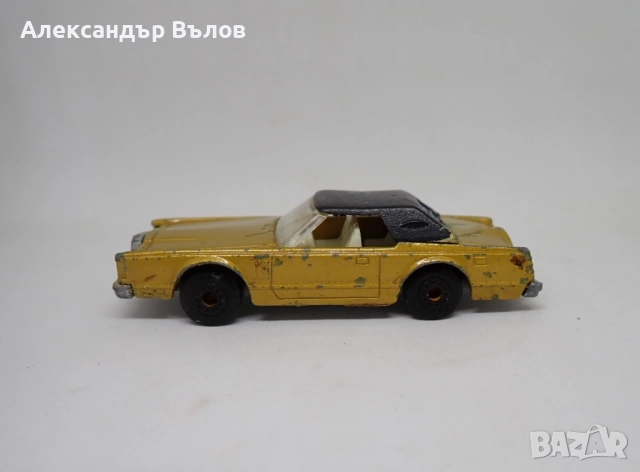 Lincoln Continental Mark V Matchbox Мачбокс България метална количка, снимка 2 - Колекции - 51583051