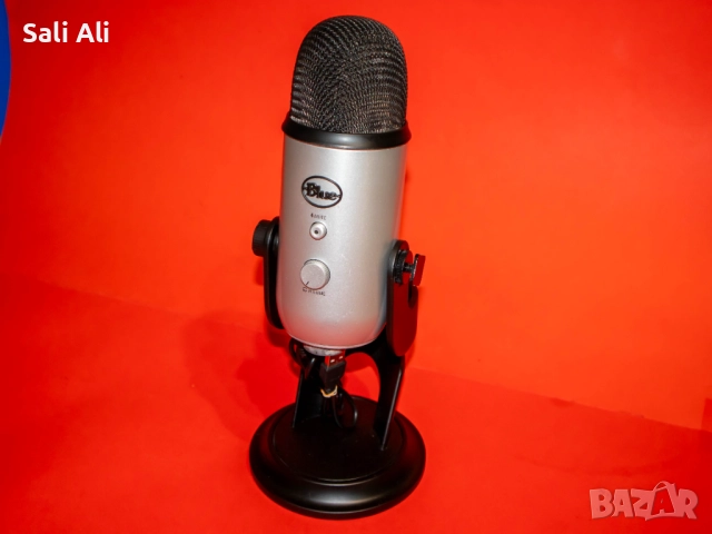 Кондензаторен микрофон Blue Yeti USB за стрийм, подкаст записи гейминг, снимка 3 - Микрофони - 51802589