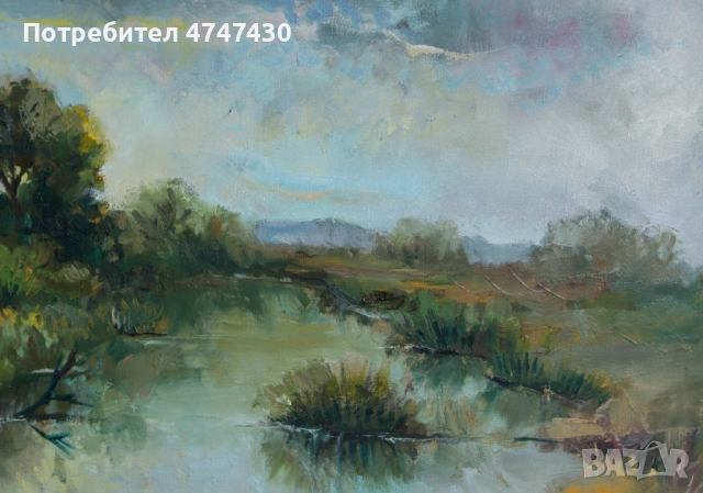 Мария Райчева картина маслени бои пейзаж, снимка 7 - Картини - 53647450