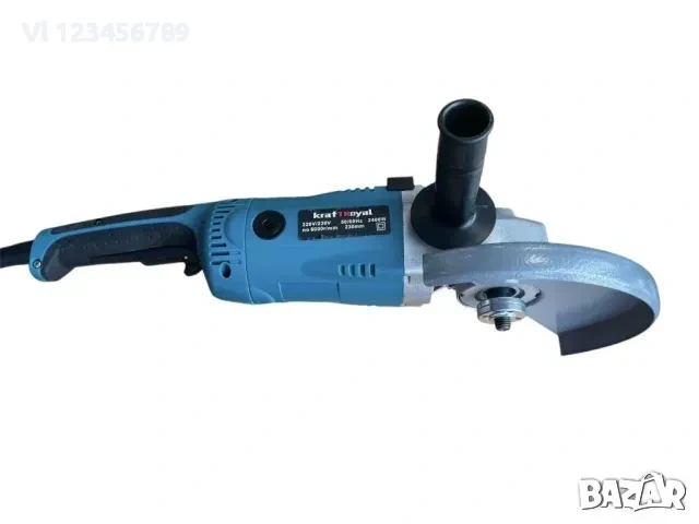 Ъглошлайф KraftRoyal 230мм – 2400W, снимка 4 - Ъглошлайфи - 53835574