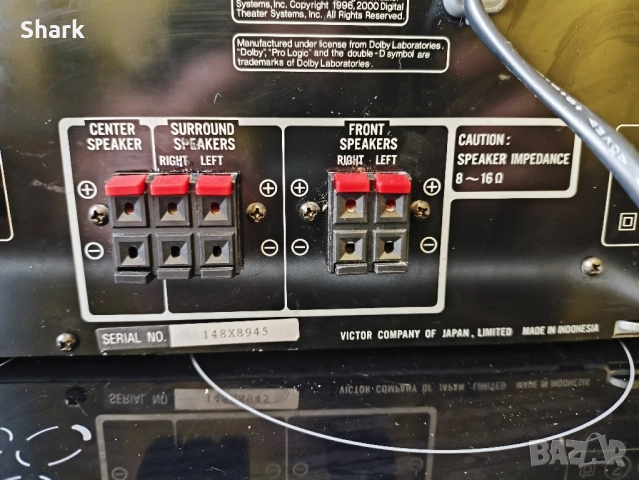 Усилвател, Ресивър JVC , снимка 6 - Ресийвъри, усилватели, смесителни пултове - 52509786