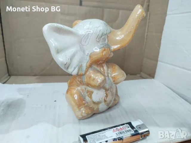 Порцеланова статуетка танцуващо слонче, снимка 4 - Декорация за дома - 48817045