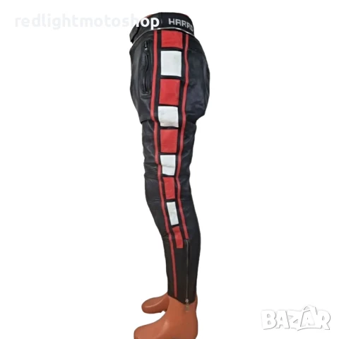 📌 5246 Harro Мъжки / Детски кожен мото екип от две части | Размер 44 | 120 лв, снимка 5 - Аксесоари и консумативи - 50855966