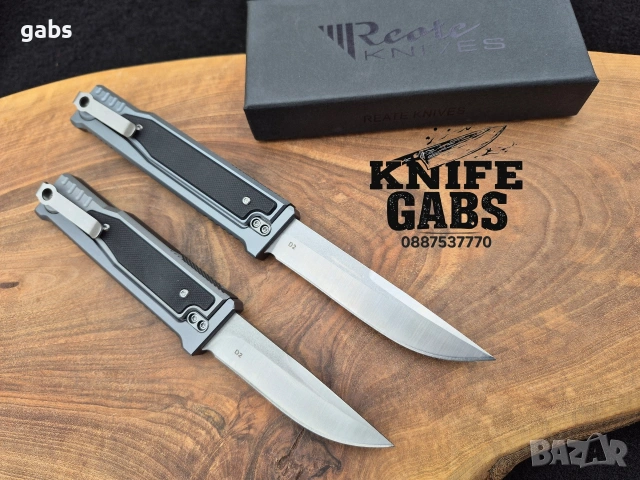 Reate EXO Graviti knife,гравитационен сгъваем нож,два размера, снимка 4 - Ножове - 49278687