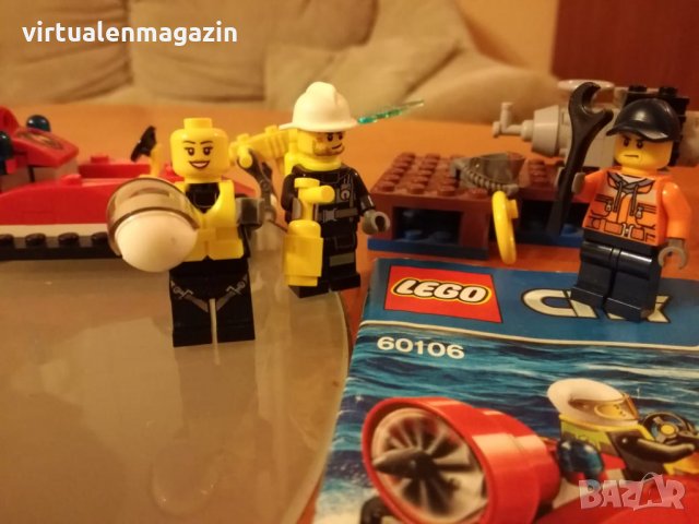 Конструктор Лего - Lego Town 60106 - Fire Starter Set, снимка 4 - Конструктори - 33944187