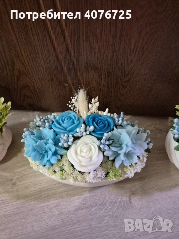 Красота в синьо , снимка 4 - Декорация за дома - 52082575