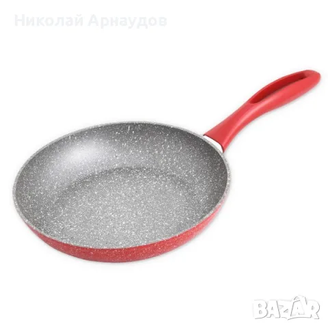 Тиган серия Florence Oliver Voltz OV54419A24, Ø24*4.6см, 4 мм, Мраморно покритие, червен