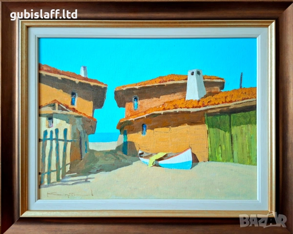 Картина "Етюд от Созопол", худ. Димитър Каратонев