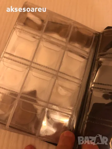 Кожен албум книга за монети 10 страници 120 джоба джобове за жетони Възпоменателни медальони значки, снимка 17 - Нумизматика и бонистика - 49271617