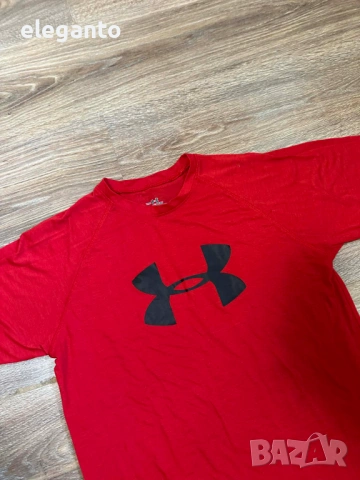 Юношеска тениска UNDER ARMOUR BIG LOGO T-Shirt , М/154 размер , снимка 4 - Тениски - 53868912