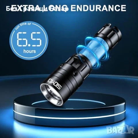 Нов подводен Фенер за гмуркане 2000LM, дълбочина 150м, дълъг живот, снимка 5 - Водни спортове - 51289816