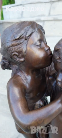 Масивна Бронзова Композиция, снимка 5 - Статуетки - 50751384