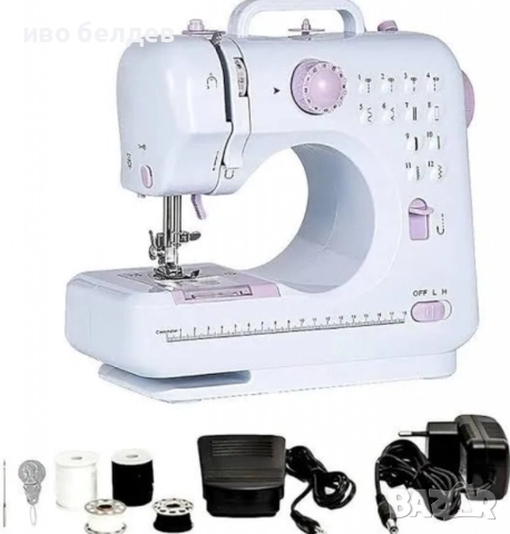 Мини шевна машина с 12 различни вида шевове SM-505A