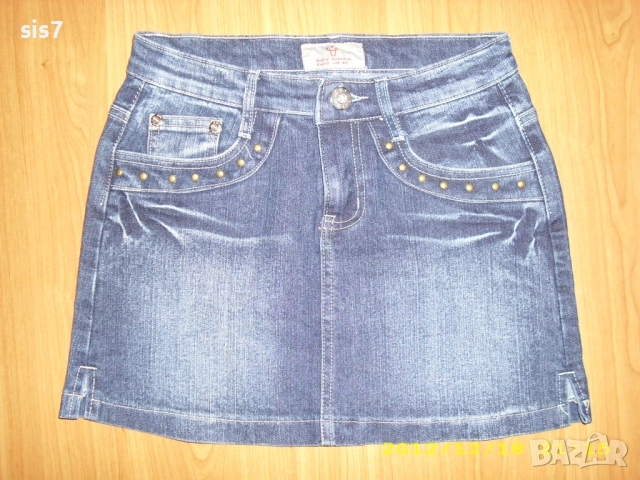 страхотна дънкова поличка и бермуди по 6 лв.