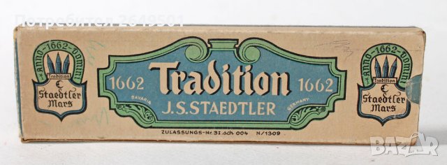 Старинни Немски моливи J.S. Staedtler Tradition от 1930те, снимка 2 - Колекции - 44482771