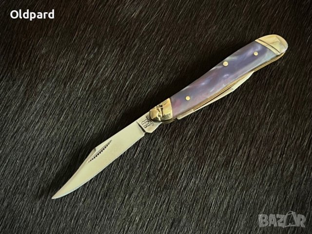 Компактен сгъваем джобен нож на всеки ден RR Peanut Purple Swirl. (RR2150)