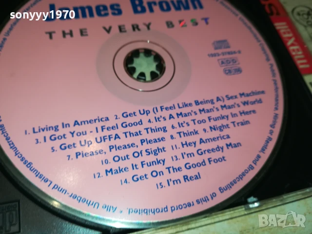 JAMES BROWN CD 2907251024, снимка 6 - CD дискове - 51175958