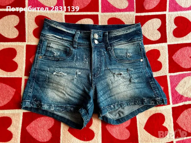 Сини дънкови шорти