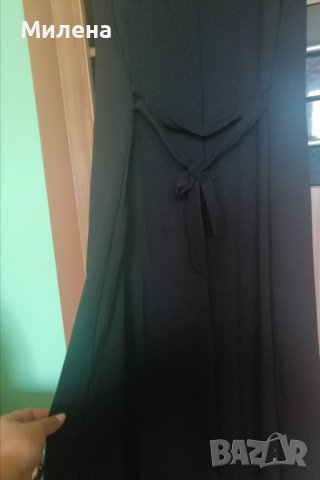 Нова черна дълга рокля, снимка 4 - Рокли - 41485650