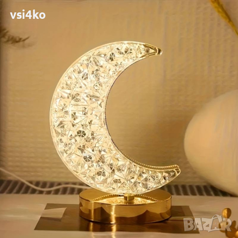 Нощна LED лампа луна/ полумесец , снимка 7 - Лед осветление - 44826580