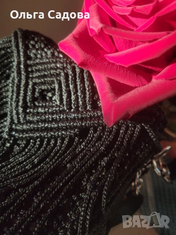 Midnight Star – ръчно изработена кроссбоди чанта 