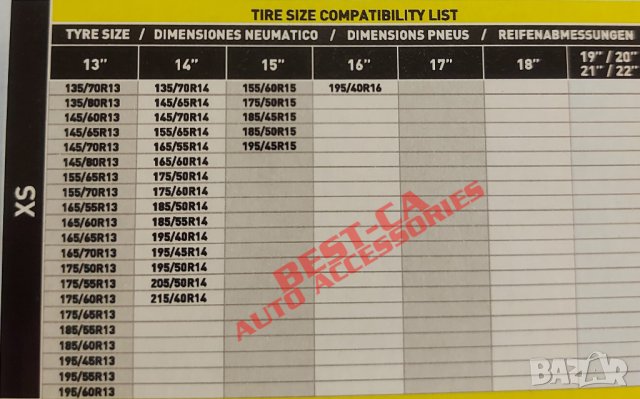 Комплект (2бр.) 3D текстилни вериги за сняг 100% сцепление размер XS, снимка 5 - Аксесоари и консумативи - 42443104