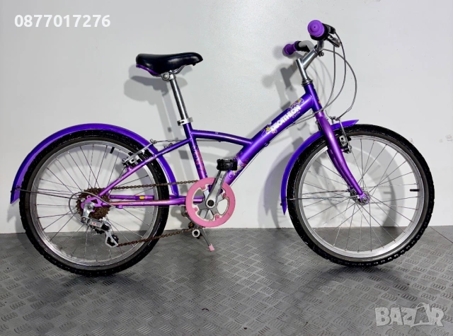Детски велосипед за момиче Decathlon 20 цола/ колело, снимка 5 - Велосипеди - 53781207