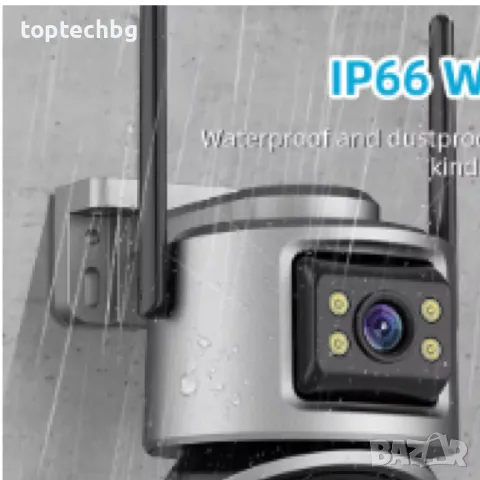 2 Броя камера icsee 6MP Dual Lens, снимка 3 - IP камери - 48957015