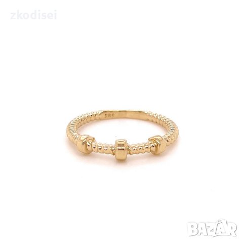 Златен дамски пръстен 2,49гр. размер:54 14кр. проба:585 модел:21880-4, снимка 1 - Пръстени - 44168024