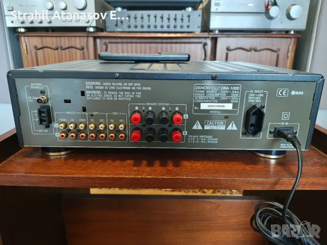 Denon DRA-1000 AM/FM Стерео Ресивъ, снимка 9 - Ресийвъри, усилватели, смесителни пултове - 49003602