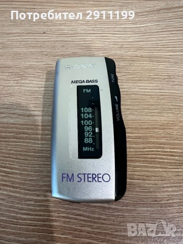 FM радио Sony Walkman, снимка 2 - Други - 49505072