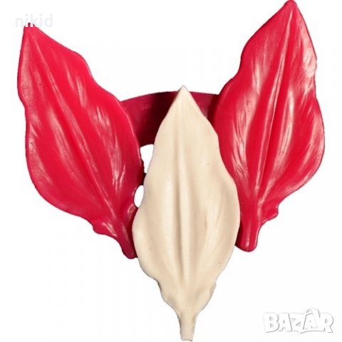 издължено листо листа за цвете силиконов молд вейнър фондан украса декор