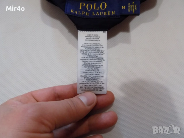 яке polo ralph lauren горнище суичър худи блуза фанела елек екип ветровка палто мъжко оригинал M, снимка 8 - Спортни дрехи, екипи - 46281493