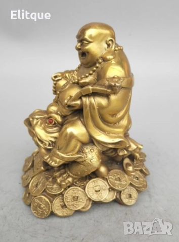 Статуетка "Смеещият се Буда", снимка 2 - Други стоки за дома - 52832217