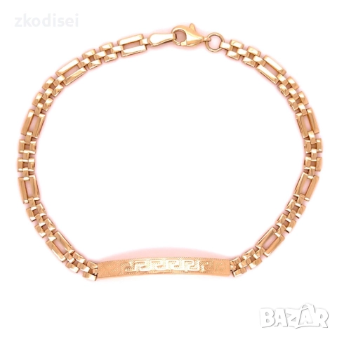 Златна дамска гривна 4,32гр. 18,5см. 14кр. проба:585 модел:34504-1