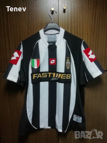 Juventus Lotto Vintage 2002 2003 оригинална тениска фланелка Ювентус размер М